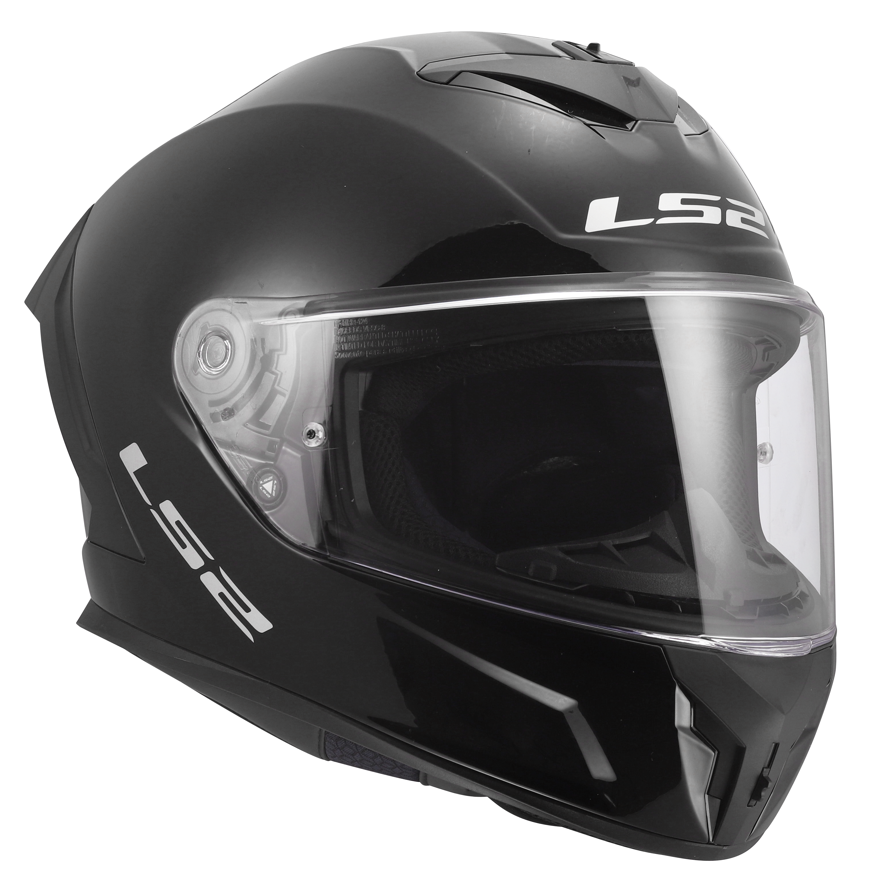 LS2 FF820 RAPID III SOLID GLOSS BLACK 168200012 (6)